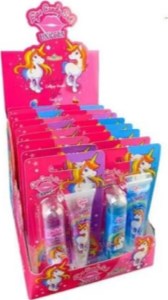 Unicorn lips and candy set