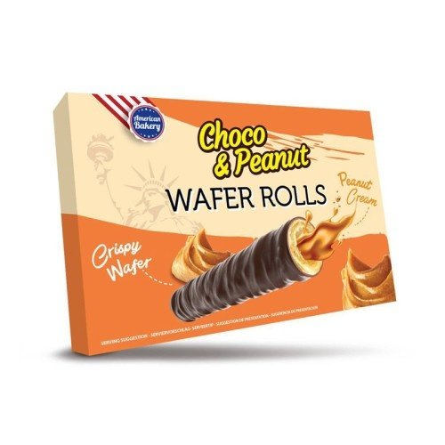 Choco & Peanut Wafer Rolls